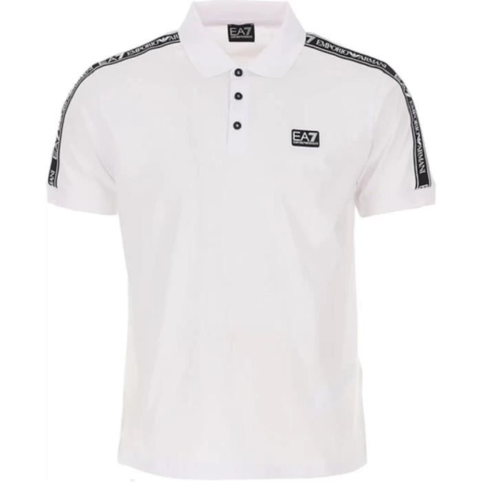 Polo EA7 3lpf20 P Blanc
