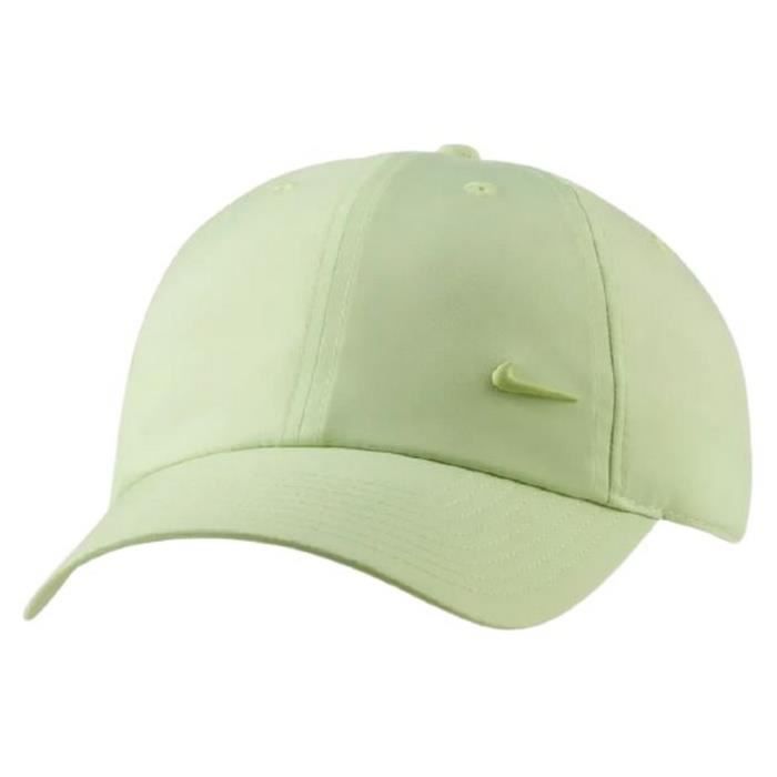 Casquette Jaune Homme Nike Logo en Métal