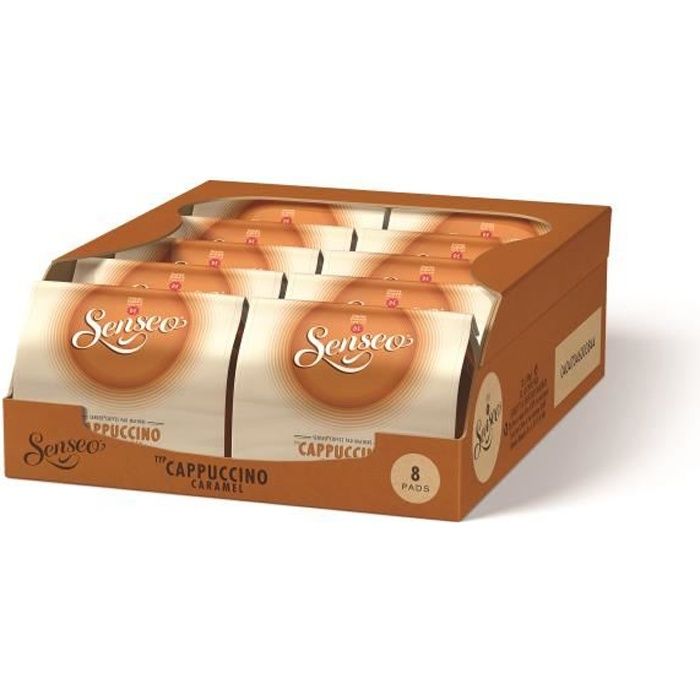 Senseo Cappuccino Caramel 10 x 8 Dosettes de Café