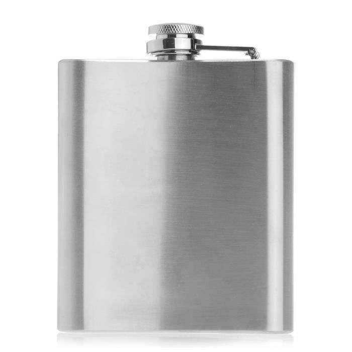 7 oz Acier inoxydable Alcool boissons tres alcoolisees Flasque poche Classique