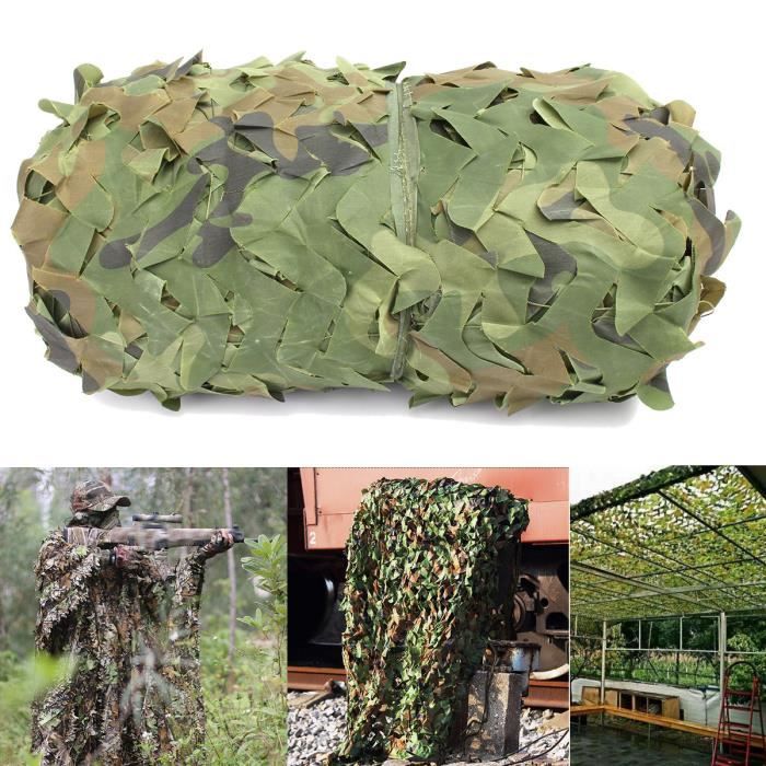 TEMPSA Filet De Protection Nylon Filet de camouflage Forêt Camping Chasse Cacher Armée Militaire 6MX4M