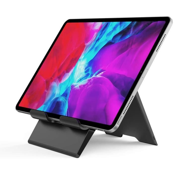 UGREEN Support Tablette Téléphone Pliable Support Bureau Hauteur et Inclinaison Réglable Noir