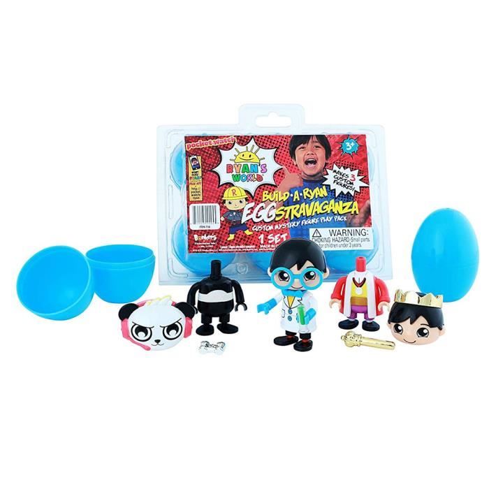 Ryan's World Construisez un paquet de 6 œufs Ryan Stravaganza