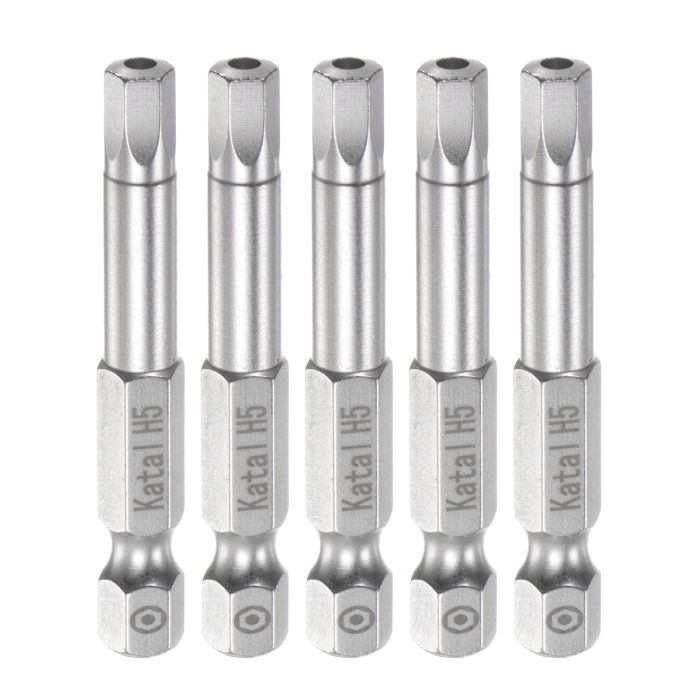 2 Écrous Hexagonaux à Douille Sourcing Map 13mm | Tige 1/4" | Pour Tournevis/Embout | 17.7x65.5mm