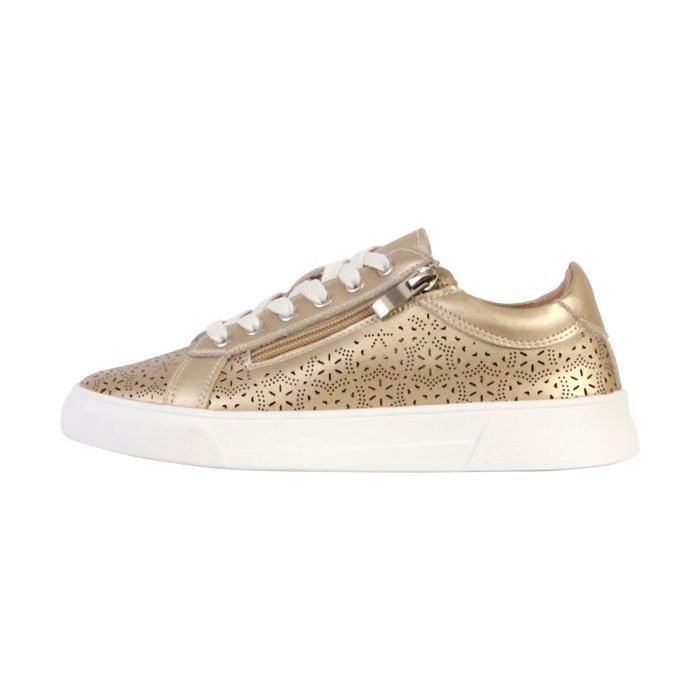 THE DIVINE FACTORY Tennis Cuir The Divine Factory Alenoa - Or
