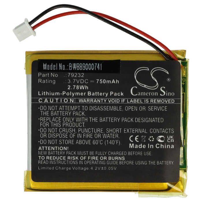 Batteria Ricaricabile Vhbw Per Babyphone Tomy P71029B - 850mAh, 2,4V - Foto 8