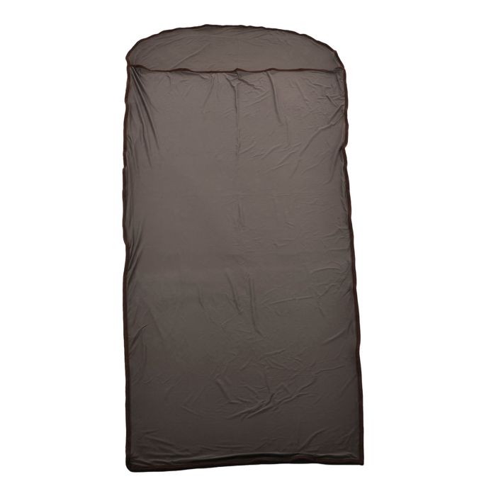 Drap de sac de couchage ultra-léger et multifonctionnel  élastique  pour camping en plein air (gris)