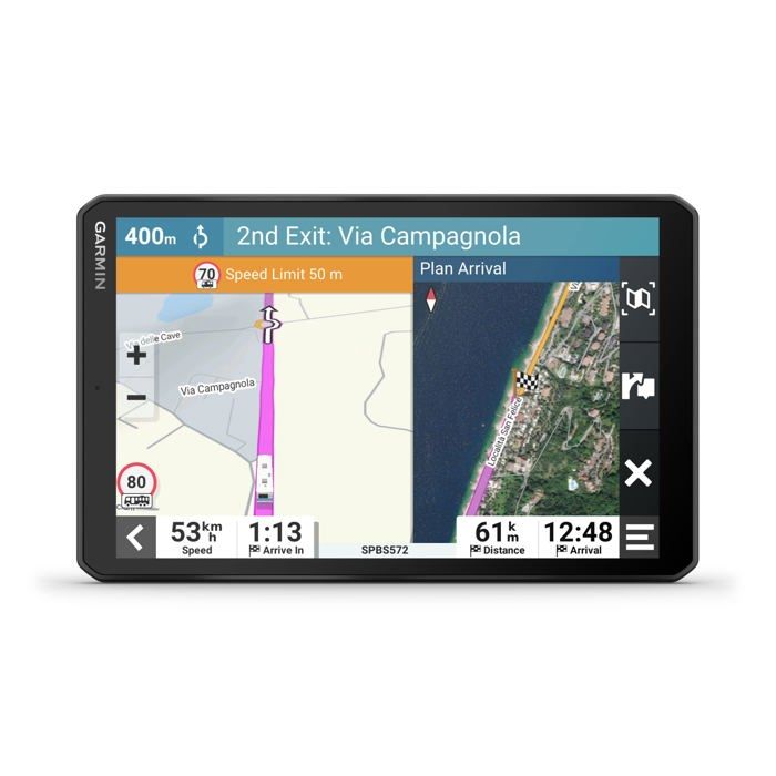 GPS Camper 895 Garmin Écran 8 Bluetooth Synthèse vocale Assistant de voie - vue 2