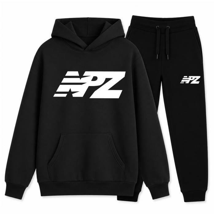 Jogging Survêtement Fashion NPZ enfant noir - Noir