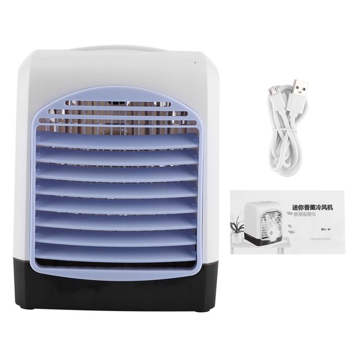 Rafraîchisseur dair de bureau multifonction USB silencieux avec réservoir deau ventilation efficace pour maison et bureau - Jymm