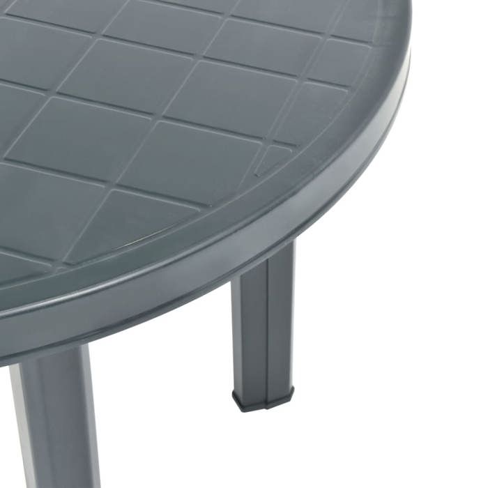 Printemps 2026 SoldesVert Meuble dextérieur Table de balcon Table de jardin - Vert 89 cm Plastique 2_764712