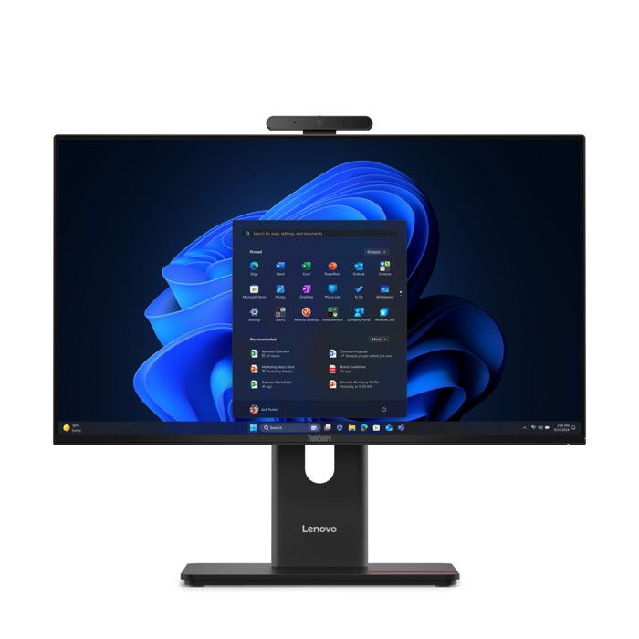 Lenovo ThinkCentre M70a Gen 6 Intel Core Ultra 5 60 5 cm 23.8 1920 x 1080 pixels PC All in One DDR5 SDRAM SSD Windows 11 Pro Wi Fi 6E 802.11ax Neuf - vue 3