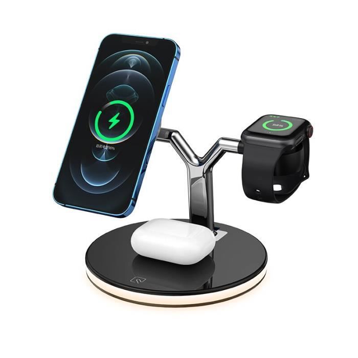 2 Anneaux Métalliques Autocollants Pour Chargeur Sans Fil Magnétique - Compatible MagSafe, Supports Voiture, Portefeuilles - Conversion Pour Coques Non Magnétiques