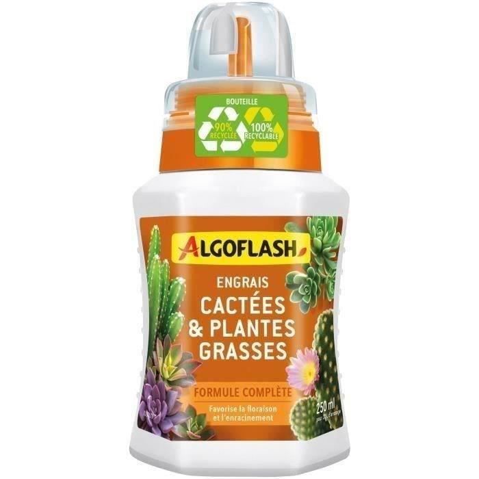ALGOFLASH Engrais cactées plantes grasses - 250 ml