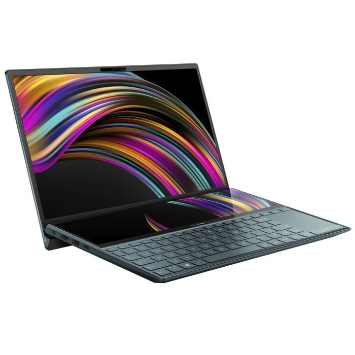 Top achat PC Portable ASUS ZenBook Duo UX481FA-BM017T avec ScreenPad - Intel Core i5-10210U 16 Go SSD 512 Go 14" Full HD Wi-Fi AX/Bluetooth Webcam pas cher