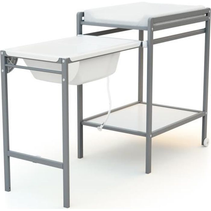 At4 Table A Langer Avec Baignoire Essentiel Gris Cdiscount Puericulture Eveil Bebe At4 Table A Langer Avec Baignoire Essentiel Gris Cdiscount Puericulture Eveil Bebe