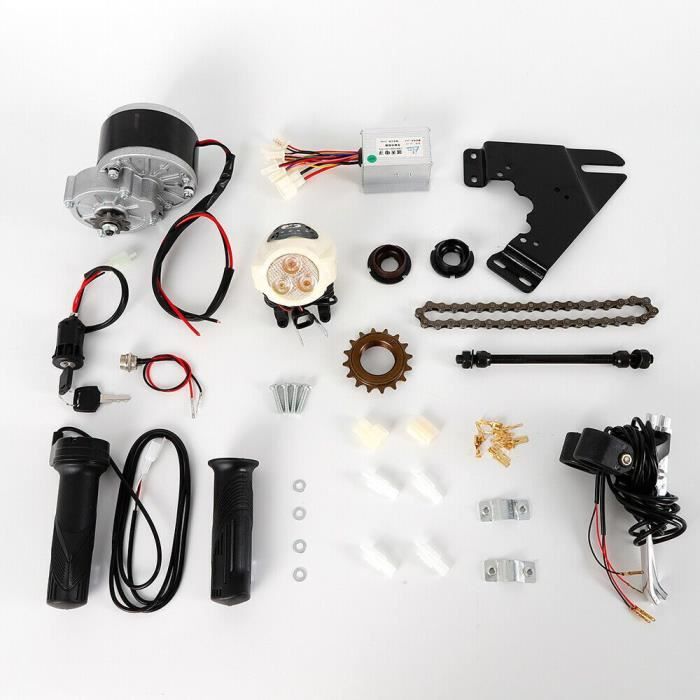 Vélo Electrique 250W Kit Moteur Vélos Electriques Kit D'adaptation Vélo Electrique DIY Simple