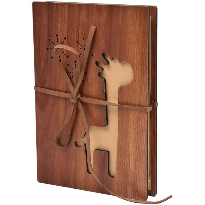 Album photo livre vierge scrapbook 22 faces papier kraft avec corde