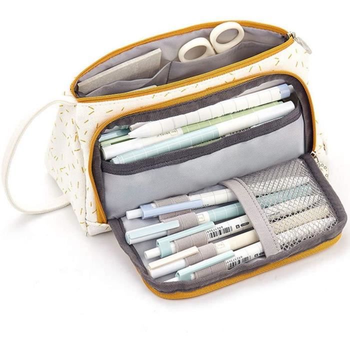 Trousses Freessom Trousse Scolaire A Crayon Fille Garcon Ado