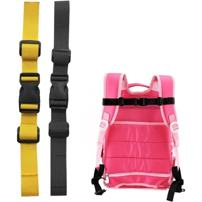 2 Sangles De Poitrine Pour Sac à Dos - Réglables, Antidérapantes, Pour Randonnée, Voyage, Sport