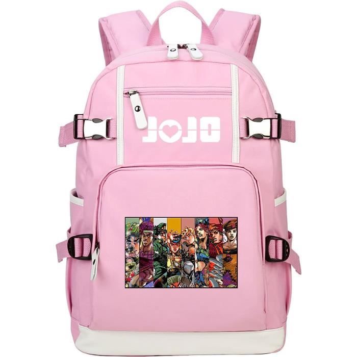 Sac à Dos JoJo's Bizarre Adventure – Grand Format – Tissu Oxford – Unisexe Enfants
