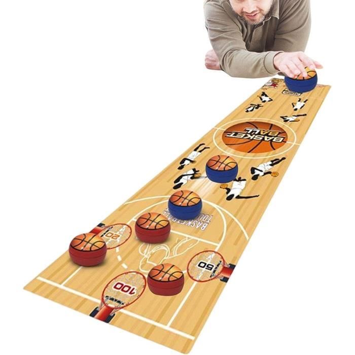 Jeu De Curling De Table 3 En 1 Portable - Bowling, Shuffleboard, Idéal Famille