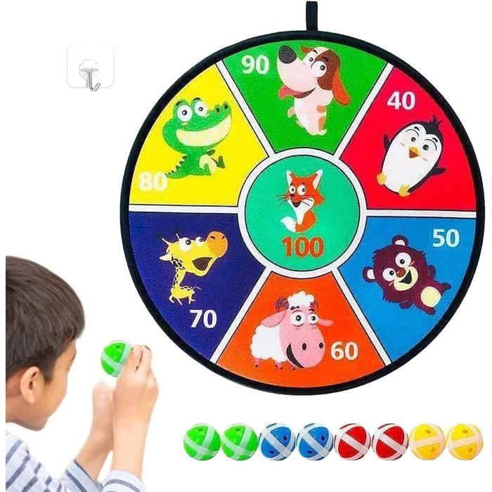 Jeu De Fléchettes Pour Trampoline - 10 Balles Collantes Pour Enfants, Jeu D'Extérieur