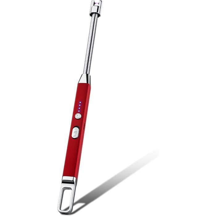 Briquet Électrique Rechargeable - Allume Bougie - Rose - Sécurité Et Écologique