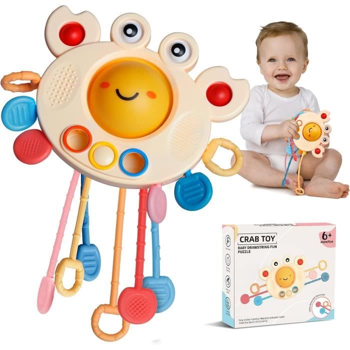Montessori Jouet Bebe Eveil 6 18 Mois Silicone d apprentissage