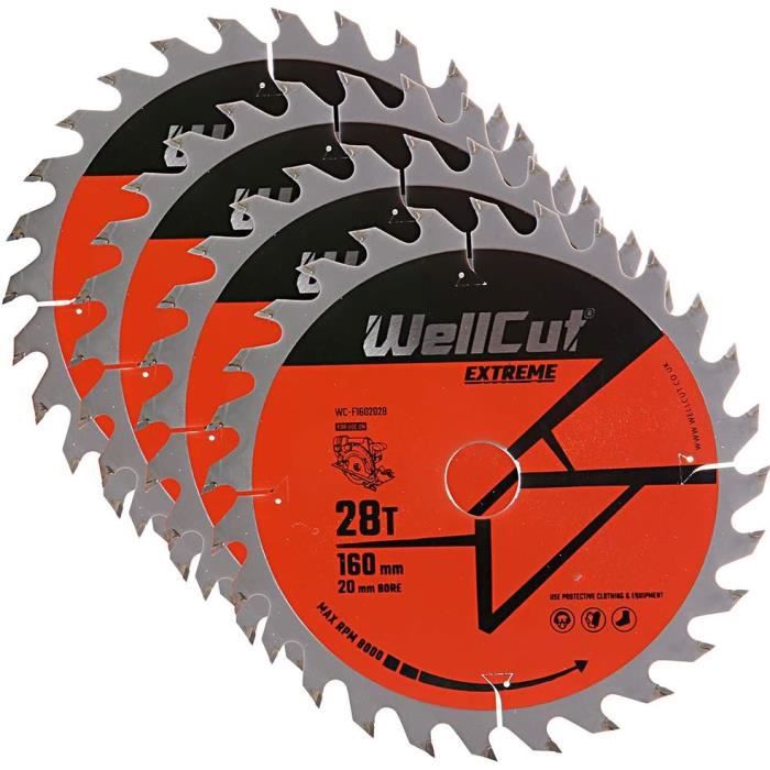 Lame De Scie Circulaire TCT 254 Mm Pour Métal - 100 Dents, Alésage 16/19/25/30 Mm, Starrett