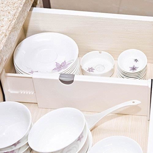 Reglable Separateur De Tiroir Organisateur De Tiroir Rangement Cuisine Pour Ustensiles De Cuisine Vetements 4x15