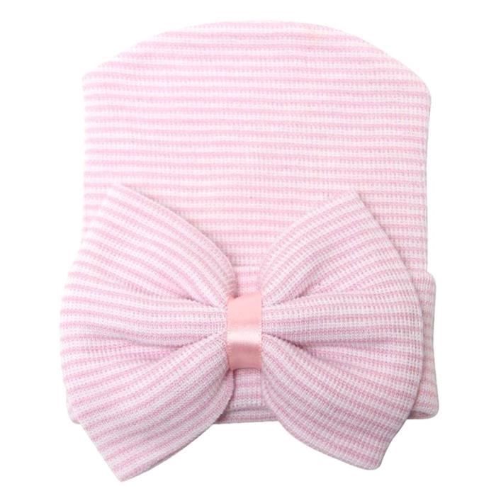 Bonnet Pour Bebe Fille Nouveau Ne Chapeau Noeud Papillon A Rayures Rose Cdiscount Maison Bonnet Pour Bebe Fille Nouveau Ne Chapeau Noeud Papillon A Rayures Rose Cdiscount Maison