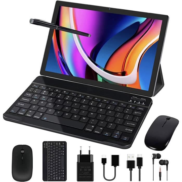 TECLAST Tablet 27,9 cm (11 inch), P50Case 90 Hz, Android 15, 2,0 GHz Octa- Core, 12 GB RAM, 128 GB ROM/TF 4 TB/7000 mAh/Widevine L1/BT5/GPS/OTG, tablet met toetsenbord pen tas hoofdtelefoon, 10