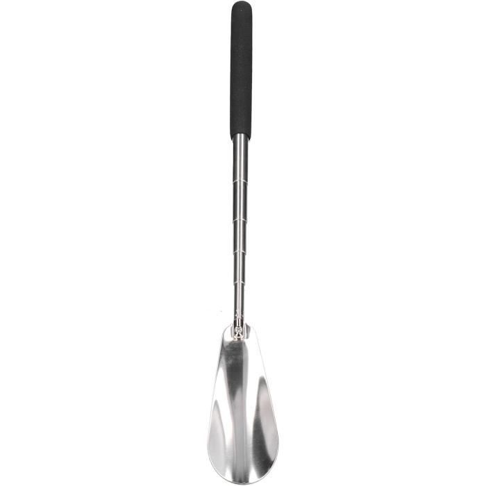 Chausse-pied long - EBTOOLS - Réglable 30,5 cm à 63,5 cm - Acier inoxydable - Poignée