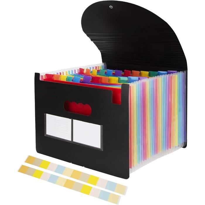 Trieur A4 / Range Document/Rangement Papier Administratif,A4 Chemise/Classeur/Dossier Documents Organiseur De Fichier Accordéon