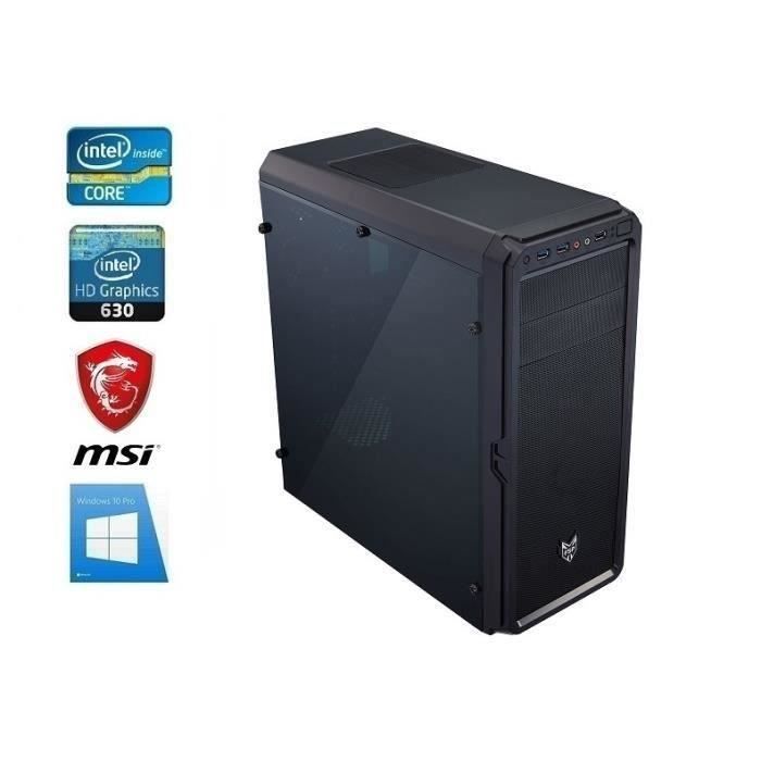 Top achat Ordinateur de bureau PC Bureau intel I7-9700 - 16GO RAM - SSD 480GO - WIFI - FSP - Windows 10 - Ordinateur pas cher