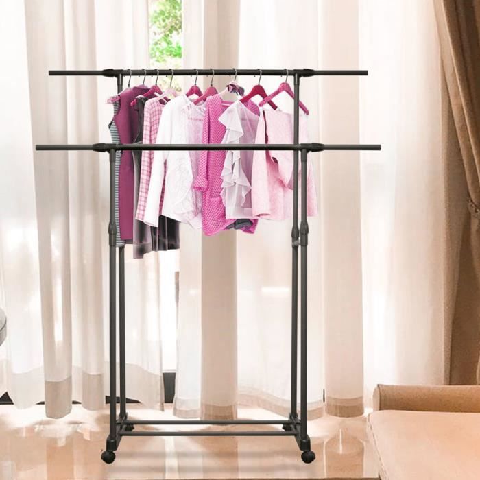 Cintre À Pantalons De Grande Capacité 6 Couches Multi-Usage Réglable