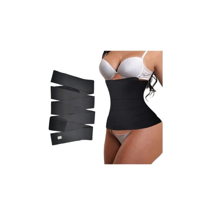 Ceinture de Sudation Femme Invisible Gaine Minceur Bandage Wrap Ventre Body Gainant Pour Maigrir Gym Sport Postnatal Cdiscount Sport