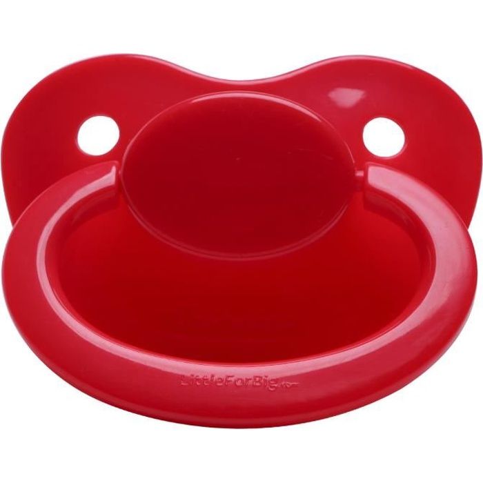 Littleforbig Sucette Pour Bebe Adult Baby Abdl Rouge Cdiscount Puericulture Eveil Bebe