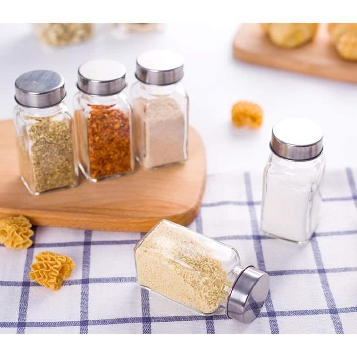 Orion Boîte à épices Bocal à épices Salière Poivrière Avec