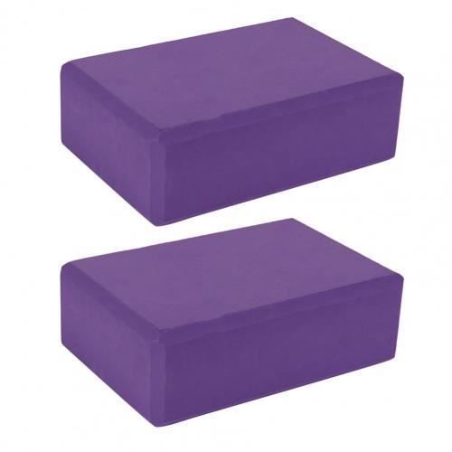 UPKOCH Lot De 2 Blocs De Yoga EVA Antidérapants – Mousse Haute Densité, Bords Biseautés Ergonomiques, Compacts Et Légers – Pour étirement, Danse, Flexibilité