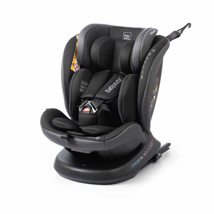 Siège auto - BABYAUTO - RODIA - Groupe 0/1/2/3 - 40/150 cm - I-Size - Pivotant - Inclinable - Avec réducteur - Stone Grey