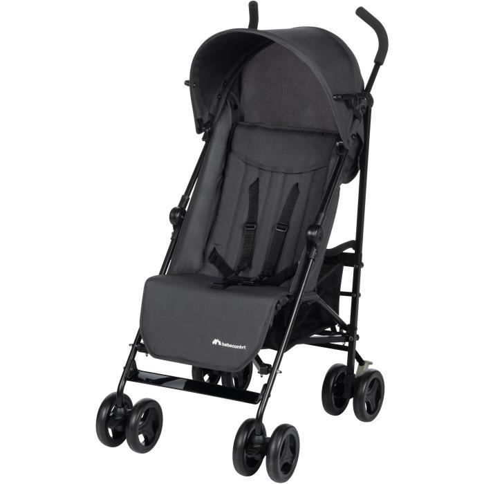 BEBECONFORT RAINBOW Poussette Canne 2ème âge, de 6 mois à 4 ans, jusqu'à 22 kg,Pliage facile et légère, Mineral graphite