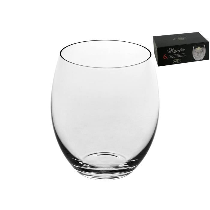 Bormioli Luigi Speakeasies Lot De 6 Verres à Vin Blanc, Verre