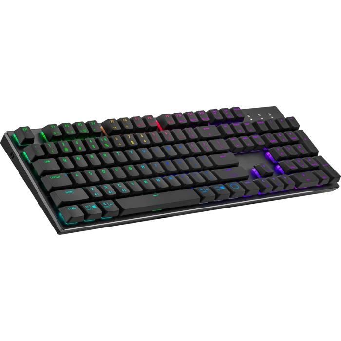 Clavier Mécanique Sans Fil - COOLER MASTER - SK653 - QWERTY US - Rétroéclairage RGB - Bluetooth/USB-C