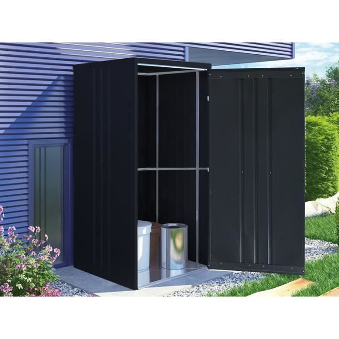 Abri de jardin/Armoire métallique 0,95x0,85x1,8m, ProShed, Anthracite