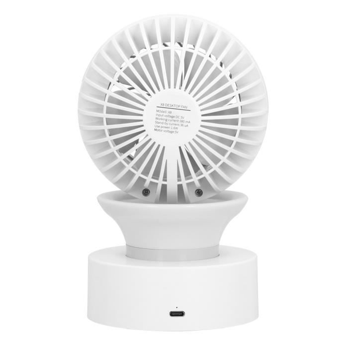 EJ.life Desk Fan, Electric Fan USB Charging Fan for Camping