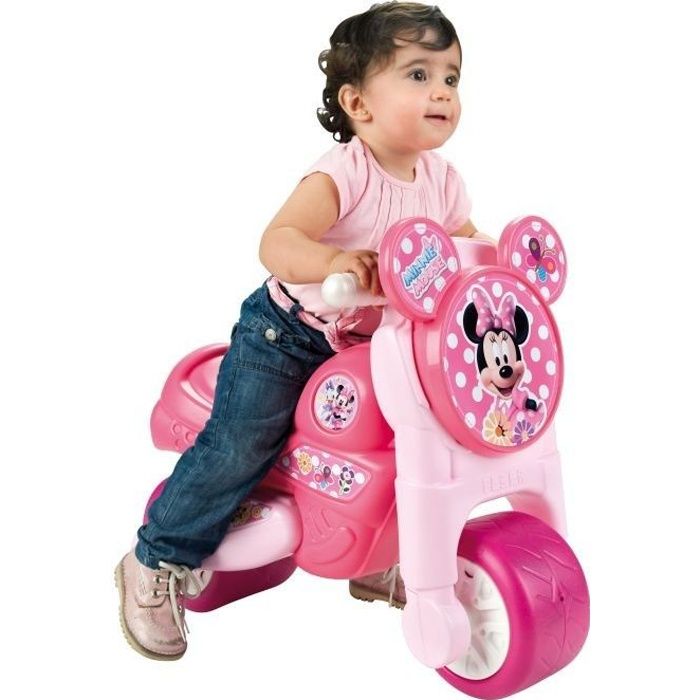 Pack Maison de Jouets et Moto Porteur Minnie Mouse