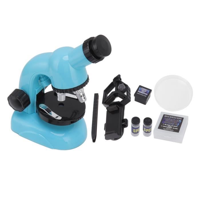 XLKJ Microscope éducatif Pour Enfants 100x-1200x Avec LED – Kit Complet, Cadeau Scientifique Dès 5 Ans