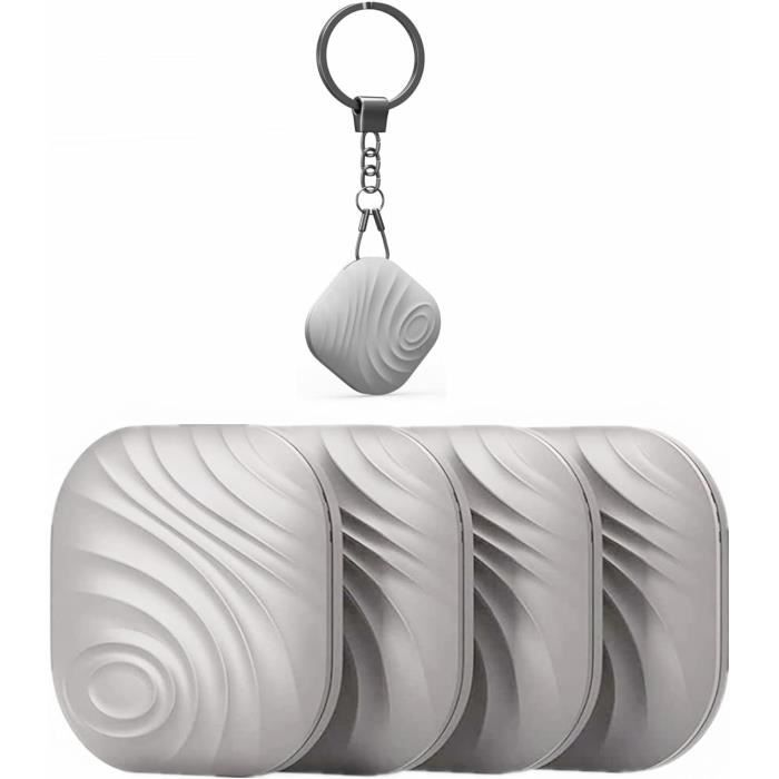 Porte-Clés Localisateur Bluetooth Pour Android - Tracker Clés, Sac, Valise - Anti-Perte (Rose)